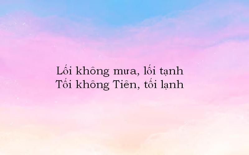 Thả thính tên Tiên